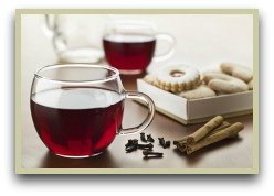 Picture of clove tea with cinnamon